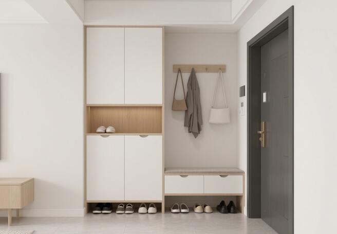 小戶型玄關設計攻略，空間利用最大化